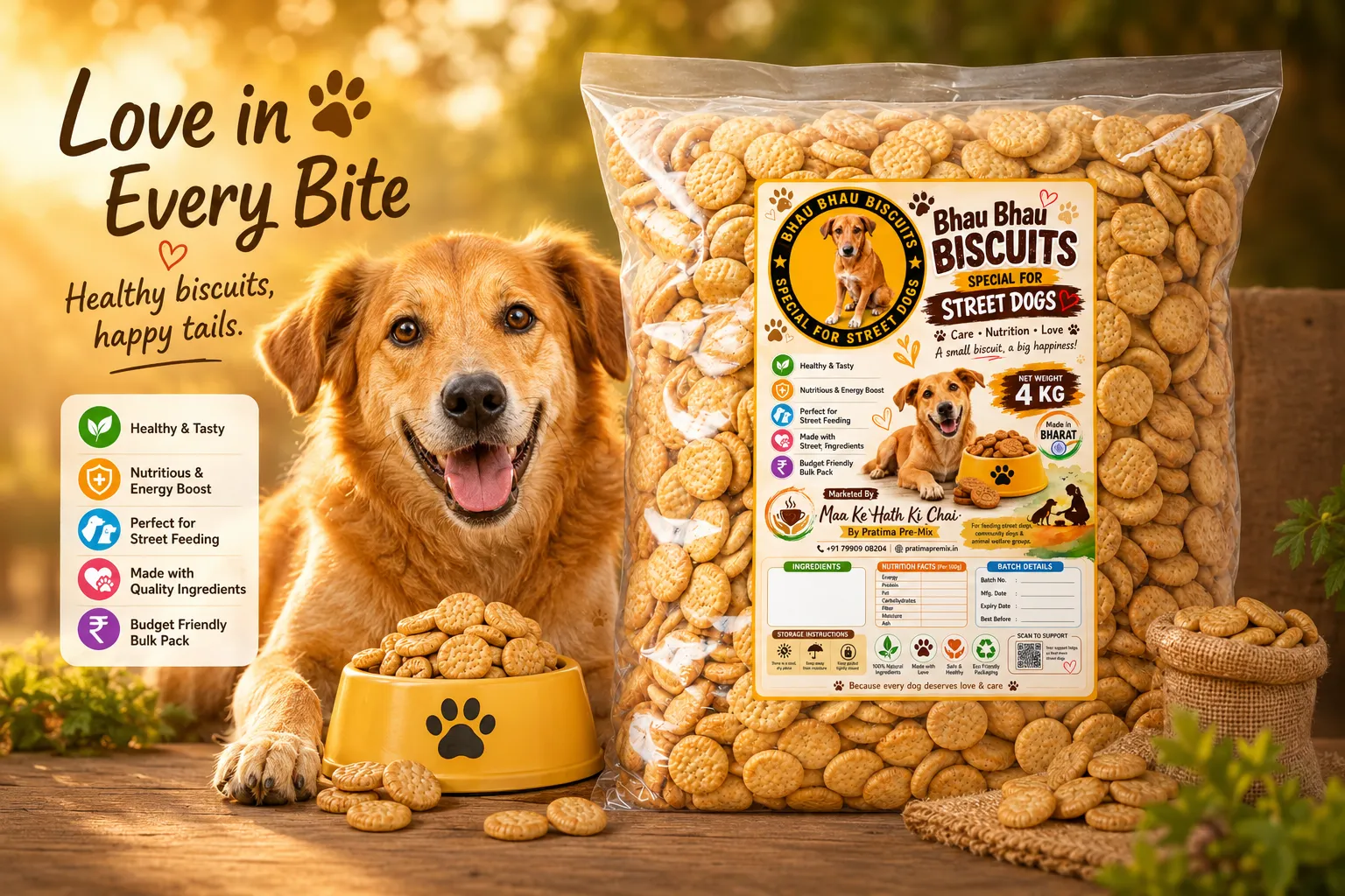 Packaged Dog Food vs Homemade vs Biscuits for Community Dogs